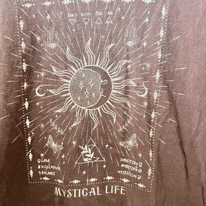 Full Tilt Brown Cotton T-Shirt